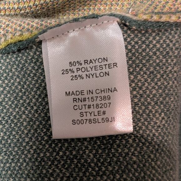 Originality Mushroom Rainbow Floral Sweater Bold Whimsical Style - Size M - Picture 6 of 7